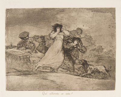 اللوحة 65 من كوارث الحرب Los Desastres de la Guerra ... ، بعد 1814-15 نشر 1863. بواسطة فرانسيسكو دي جويا