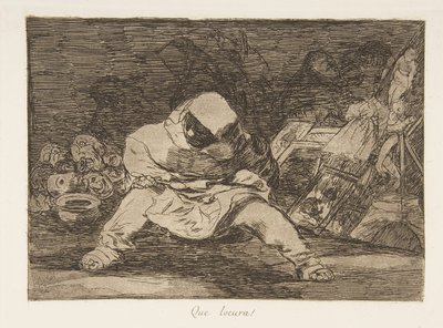 اللوحة 68 من كوارث الحرب Los Desastres de la Guerra ... ، بعد 1814-15 نشر 1863. بواسطة فرانسيسكو دي جويا
