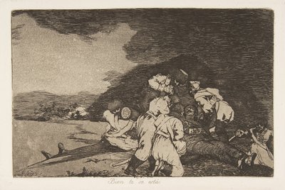 اللوحة 6 من 'كوارث الحرب' Los Desastres de la Guerra: 'It ser ... ، نُشر عام 1810 عام 1863. بواسطة فرانسيسكو دي جويا