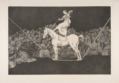 اللوحة B من المتباينات: حماقة دقيقة ، كاليفورنيا. 1816-23 نشرت قبل عام 1877. بواسطة فرانسيسكو دي جويا