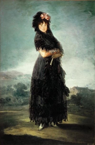 ماريانا والدستين 1763-1808 ، التاسع ماركيز دي سانتا كروز ، ج. 1797-1800. بواسطة فرانسيسكو جويا دي