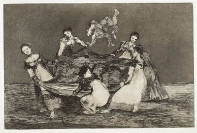 GOYA Y LUCIENES ، فرانسيسكو دي (1746-1828). الأمثال. لغز أنثى. 1815-1824. (24