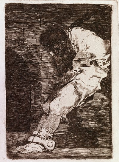 إذا كان مجرمًا يموت بسرعة (Aquatint ، حوالي 1810) بواسطة فرانسيسكو دي جويا