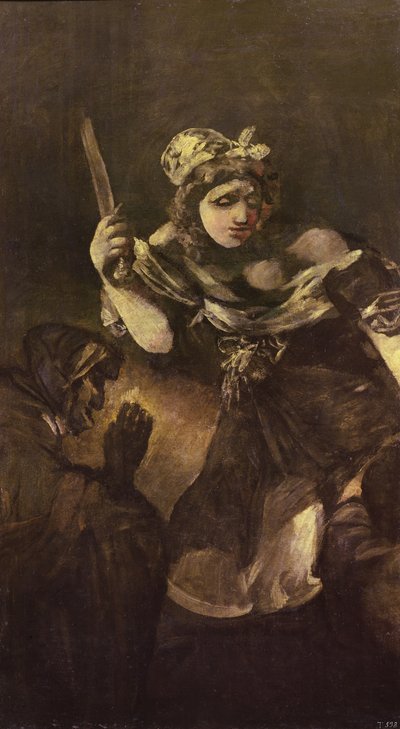 جوديث وهولوفرنيس ، 1819-1823 (زيت على قماش) بواسطة فرانسيسكو خوسيه دي جويا إي لوسينتس