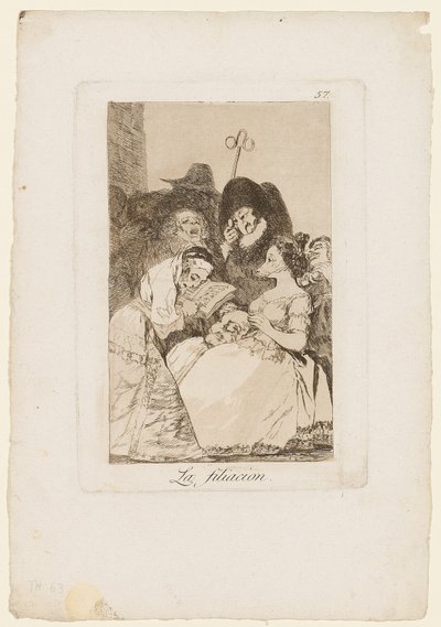 البنوة ، لوحة من "لوس كابريتشوس" ، 1799 بواسطة فرانسيسكو دي جويا