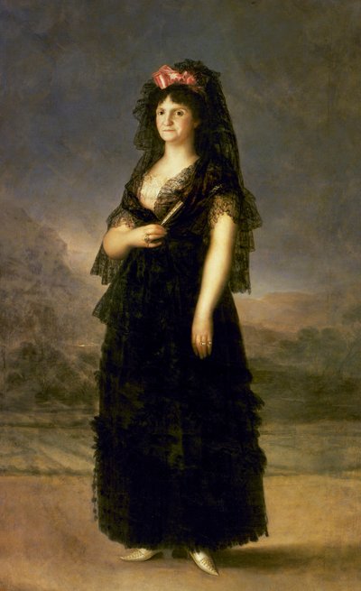 ماريا لويزا بارما (1751-1819) (زيت على قماش) بواسطة فرانسيسكو خوسيه دي جويا إي لوسينتس