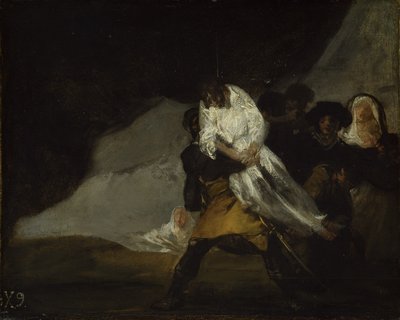 الراهب المعلق ، c.1810 بواسطة فرانسيسكو دي جويا