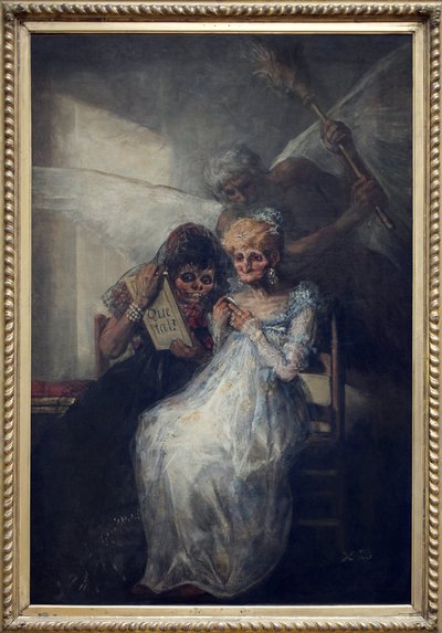 قال ليه فيلي "الوقت". لوحة لفرانسيسكو دي جويا لوسينتس (1746-1828) ، زيت على قماش ، حوالي 1808-1812 ، الفن الإسباني في أوائل القرن التاسع عشر. متحف ليل للفنون الجميلة. بواسطة فرانسيسكو دي جويا