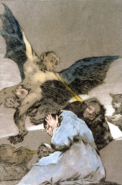 الوحوش نقش 1797-1799 بواسطة فرانسيسكو خوسيه دي جويا إي لوسينتس