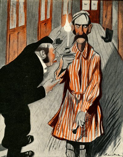 رجل إنجليزي غاضب يساعده موظف في فندق فرنسي ، 1903 بواسطة فرانسيسكو سانشا إي لينغو