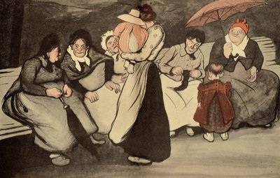 يوم الأحد المشمس في الهواء الطلق ، رسوم متحركة من LAssiette au Beurre ، 23 أغسطس 1902 بواسطة فرانسيسكو سانشا إي لينغو