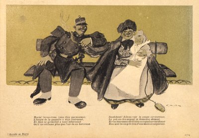 متزوج! استيقظ ، أنت كسول ، رسوم متحركة من LAssiette au Beurre ، 4 يونيو 1904 بواسطة فرانسيسكو سانشا إي لينغو