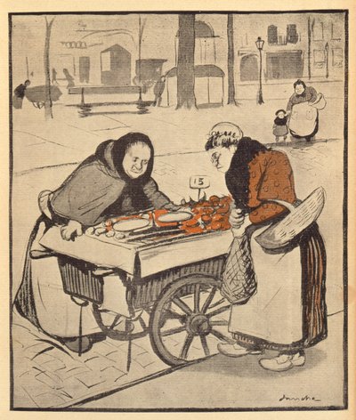 يبدو ذلك مكلفًا بعض الشيء بالنسبة لي ، من LAssiette au Beurre ، 8 مارس 1902 (نقش الألوان) بواسطة فرانسيسكو سانشا إي لينغو