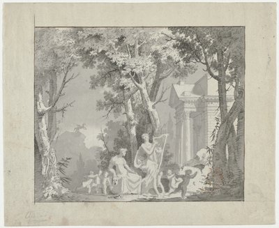 المشهد الكلاسيكي ، 1775-1800. بواسطة فرانسيسكو فييرا