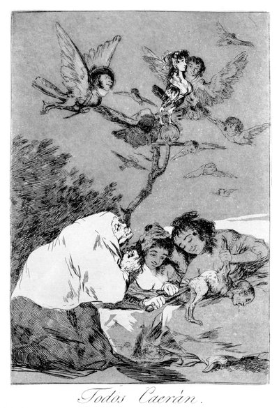 سوف يسقط كل شيء ، 1799 بواسطة فرانسيسكو دي جويا