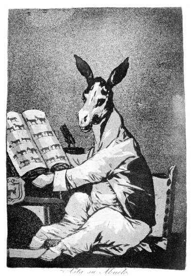 منذ زمن جده 1799 بواسطة فرانسيسكو دي جويا