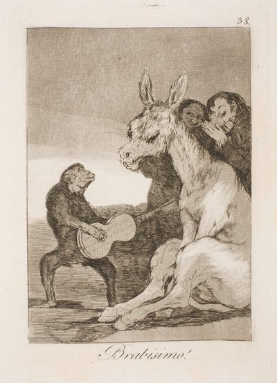 Bravissimo (Karl IV og Godoy) بواسطة فرانسيسكو دي جويا