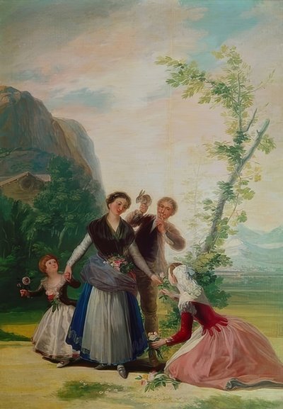 بنت الزهرة او الربيع. 1786 بواسطة فرانسيسكو دي جويا