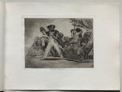 كوارث الحرب: Thats Tough ، 1810-1820. بواسطة فرانسيسكو دي جويا
