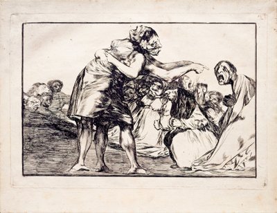 حماقة مضطربة من سلسلة Los Disparates Follies ، 1815-1819 بواسطة فرانسيسكو دي جويا