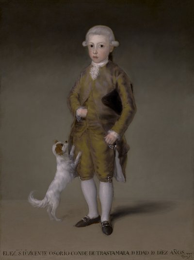 Don Vicente Isabel Osorio de Moscoso and Álvarez de Toledo، Count of Trastamara، c.1787-88 بواسطة فرانسيسكو دي جويا