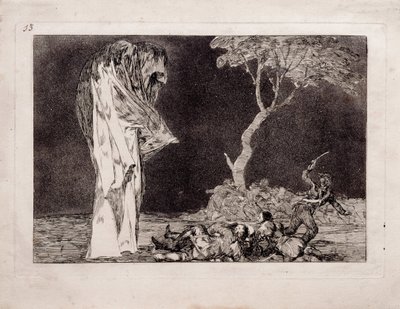 الحماقة المخيفة من سلسلة Los Disparates Follies ، 1815-1819 بواسطة فرانسيسكو دي جويا