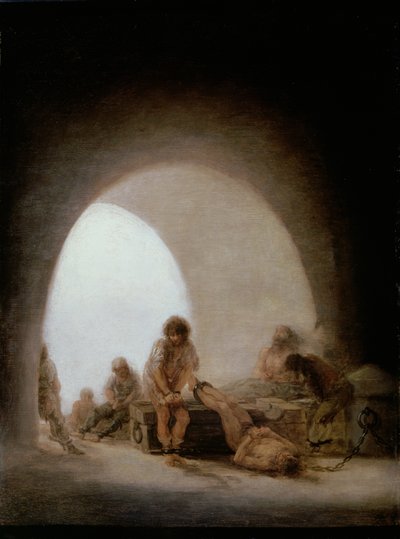 داخل السجن ، 1793-1994 بواسطة فرانسيسكو دي جويا