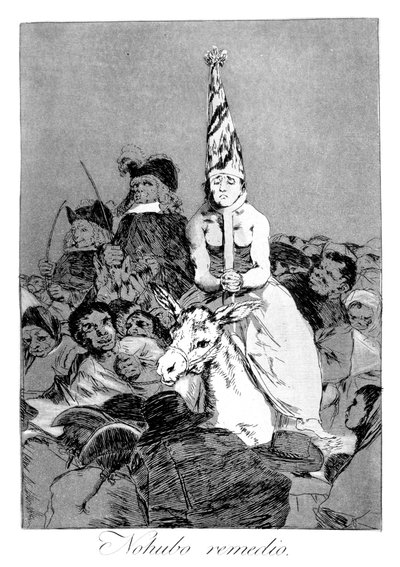 لا شيء يمكن القيام به حيال ذلك ، 1799 بواسطة فرانسيسكو دي جويا