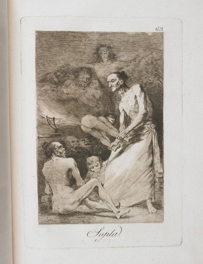 لوحة من لوس كابريتشوس ، 1797-1798 بواسطة فرانسيسكو دي جويا