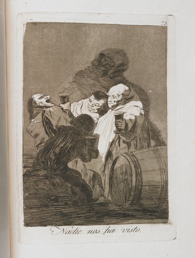 لوحة من لوس كابريتشوس ، 1797-1798 بواسطة فرانسيسكو دي جويا