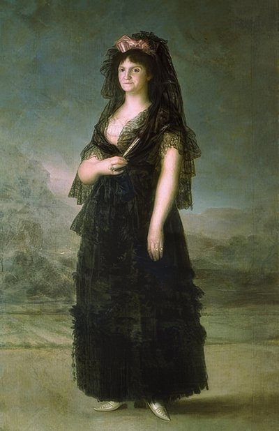 صورة ماريا لوسيا مع مانتيلا. 1799 بواسطة فرانسيسكو دي جويا