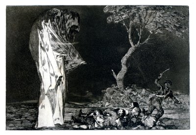 لغز الخوف ، 1819-1823 بواسطة فرانسيسكو دي جويا