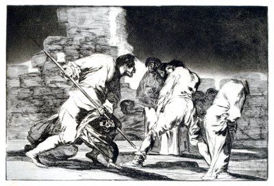 لغز الغضب ، 1819-1823 بواسطة فرانسيسكو دي جويا