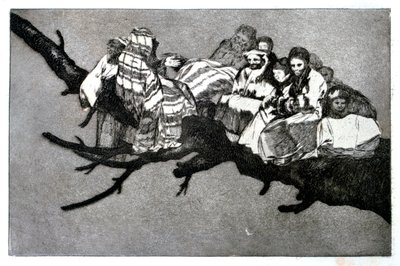 حلم مثير للسخرية ، 1819-1823 بواسطة فرانسيسكو دي جويا