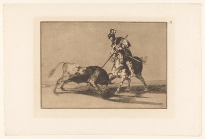 Rodrigo Díaz de Vivar verwondt een stier El Cid Campeador يرمي ثورًا آخر Stierengevechten (عنوان المسلسل) La Taureaumachie (عنوان المسلسل) مصارعة الثيران (عنوان المسلسل) بواسطة يوجين لويزيليت