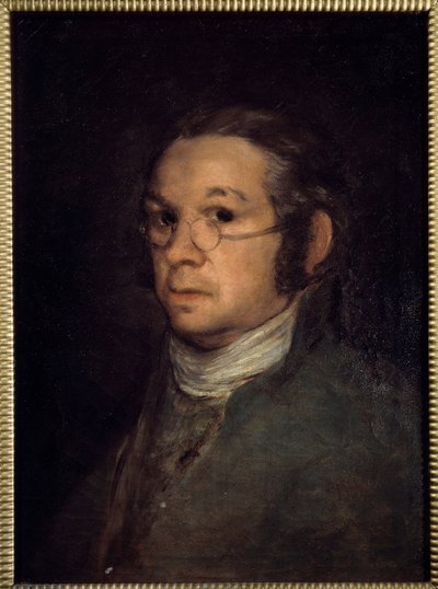 لوحة بورتريه ذاتية رسمها فرانسيسكو دي جويا (1746-1828) شمس القرن التاسع عشر. 0،54 × 0،39 م بايون ، متحف بونات - صورة شخصية. لوحة لفرانسيسكو دي جويا (1746-1828) بواسطة فرانسيسكو دي جويا