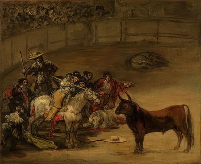 ستيركامبف ، حظ الصولجانات. 1824 بواسطة فرانسيسكو دي جويا