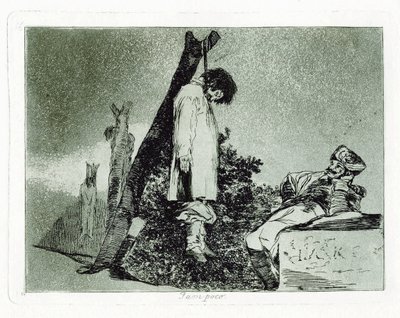 ولا هذا. اللوحة 36 من كوارث الحرب كوارث الحرب ، 1810-1820 بواسطة فرانسيسكو دي جويا