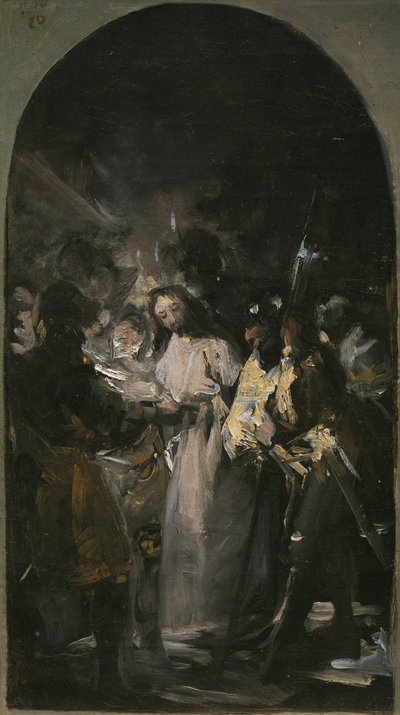 القبض على المسيح ، 1798 بواسطة فرانسيسكو دي جويا