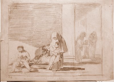 The Disasters of War : Healthy and sick (drawing بواسطة فرانسيسكو دي جويا