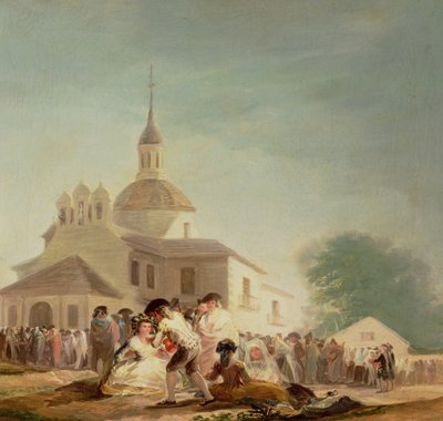 صومعة سان إيسيدرو ، مدريد ، 1788 بواسطة فرانسيسكو دي جويا