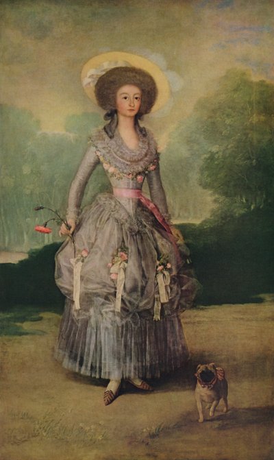 ماركيزا دي بونتيجوس ، c1786 بواسطة فرانسيسكو دي جويا