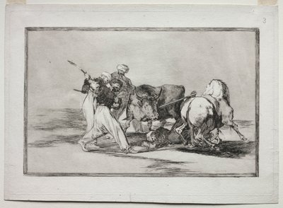 استقر المغاربة في إسبانيا ، متخلين عن خرافات القرآن ، اعتمدوا هذا الفن ... ، 1815-1816 بواسطة فرانسيسكو دي جويا