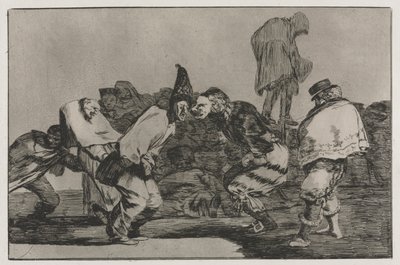 الأمثال: كرنفال فولي ، 1864. بواسطة فرانسيسكو دي جويا