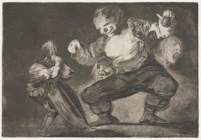 الأمثال: Simpleton ، 1864. بواسطة فرانسيسكو دي جويا