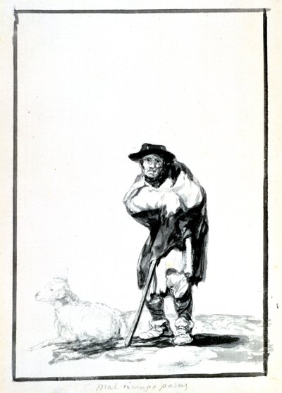 الراعي ، c1760-1820 بواسطة فرانسيسكو دي جويا