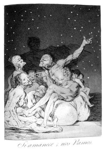 عندما يقطع اليوم سنكون خارج 1799 بواسطة فرانسيسكو دي جويا