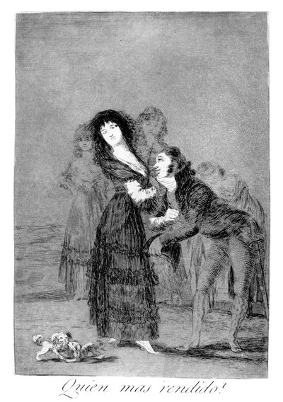 أي منهم أكثر التغلب عليه ، 1799 بواسطة فرانسيسكو دي جويا