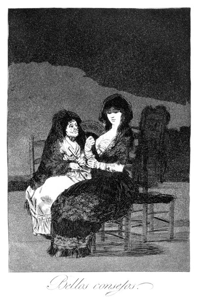 نصيحة رائعة ، 1799 بواسطة فرانسيسكو دي جويا
