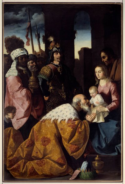 العشق من لوحة المجوس بواسطة فرانسيسكو دي زورباران (1598-1664) 1638 صن. 2،61x1،75 م. جرونوبل ، متحف الفنون الجميلة بواسطة فرانسيسكو دي زورباران